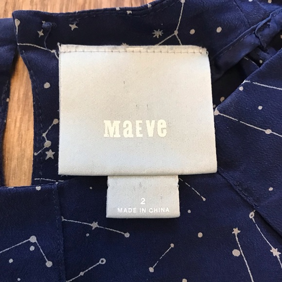 COPY - Maeve by Anthropologie Trace The Stars Blouse - Picture 5 of 8